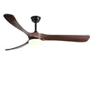 GobekUsa 70" Wooden Ceiling Fan with Light Dual-Function Motor for All Seasons