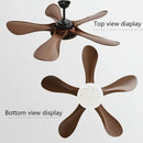 GobekUsa 58-Inch Black Ceiling Fan Light for Dining & Living Rooms has Strong Winds.