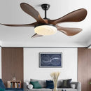 GobekUsa 58-Inch Black Ceiling Fan Light for Dining & Living Rooms has Strong Winds.