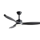 GobekUsa 52" Pure Copper DC Ceiling Fan with Remote Control, ABS Blades, 35W LED Light