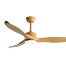 GobekUsa 52" Pure Copper DC Ceiling Fan with Remote Control, ABS Blades, 35W LED Light