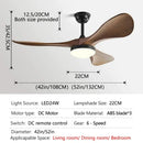 GobekUsa 52-Inch Modern LED Ceiling Fan Light with Strong Winds and Mute Operation