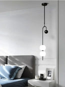 GobekUsa Glass Suspension Kitchen Island Chandelier Ceiling Pendant - Modern Living Room Hanging Light