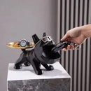 GobekUsa Bulldog Butler Tray Key Holder Storage Home Decor Statue Sculpture