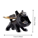 GobekUsa Bulldog Butler Tray Key Holder Storage Home Decor Statue Sculpture