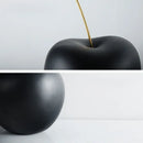 GobekUsa Black Cherry Resin Sculpture Abstract Fruit Home Decor Figurine