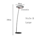 GobekUsa Circular Luminescence LED Floor Lamp for Living Room Bedroom Hotel Decor