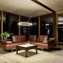 GobekUsa Circular Luminescence LED Floor Lamp for Living Room Bedroom Hotel Decor