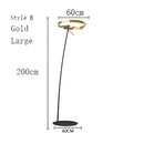 GobekUsa Circular Luminescence LED Floor Lamp for Living Room Bedroom Hotel Decor