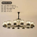 GobekUsa Crystal Dining Room Chandelier with Spotlights for Hotel Club Ballroom