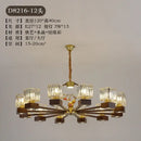 GobekUsa Crystal Dining Room Chandelier with Spotlights for Hotel Club Ballroom