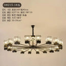 GobekUsa Crystal Dining Room Chandelier with Spotlights for Hotel Club Ballroom