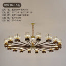 GobekUsa Crystal Dining Room Chandelier with Spotlights for Hotel Club Ballroom