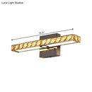 GobekUsa Simple Crystal LED Vanity Wall Light - Sleek Chrome Wall Mounted Lighting