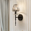 GobekUsa Modern Conical Crystal Wall Light with Gold Finish - Stylish Lighting Fixture for Living Room