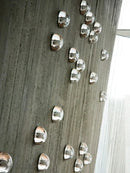 GobekUsa Crystal Wall Light for Outdoor, Stair, Aisle, Villa, Courtyard, Balcony