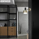 GobekUsa Modern Black and Gold Cylinder Sconce: Metal Wall Lighting Fixture for Living Room
