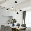 GobekUsa Cone Shade Chandelier: Minimalist Nordic Design for Living and Dining Rooms