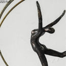 GobekUsa Gymnast Figures Statue Resin Sculpture Room Decor Abstract Athlete Aesthetics