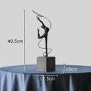 GobekUsa Gymnast Figures Statue Resin Sculpture Room Decor Abstract Athlete Aesthetics