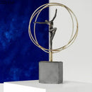 GobekUsa Gymnast Figures Statue Resin Sculpture Room Decor Abstract Athlete Aesthetics