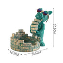 GobekUsa Dog Statue Resin Art Sculpture Figurine Home Study Decoration Ornament