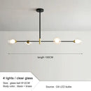 GobekUsa Glass Ball Pendant Chandelier for Modern Home Decor and Lighting