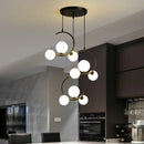 GobekUsa Glass Ball Pendant Light | Modern Nordic G9 LED Lamp for Living Room & Bedroom
