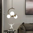 GobekUsa Glass Ball Pendant Light | Modern Nordic G9 LED Lamp for Living Room & Bedroom