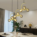 GobekUsa Glass Ball Pendant Light | Modern Nordic G9 LED Lamp for Living Room & Bedroom