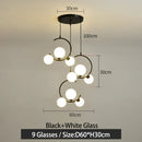 GobekUsa Glass Ball Pendant Light | Modern Nordic G9 LED Lamp for Living Room & Bedroom