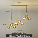 GobekUsa Glass Ball Pendant Light | Modern Nordic G9 LED Lamp for Living Room & Bedroom