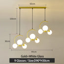 GobekUsa Glass Ball Pendant Light | Modern Nordic G9 LED Lamp for Living Room & Bedroom