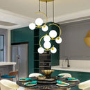 GobekUsa Glass Ball Pendant Light | Modern Nordic G9 LED Lamp for Living Room & Bedroom