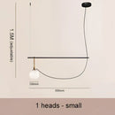 GobekUsa Glass Ball Pendant Lights - Nordic Style Three-Head Magic Bean Lamps