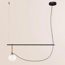 GobekUsa Glass Ball Pendant Lights - Nordic Style Three-Head Magic Bean Lamps