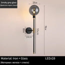 GobekUsa Glass Ball Wall Lamp for Modern Home Decor & Lighting Fixture