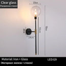GobekUsa Glass Ball Wall Lamp for Modern Home Decor & Lighting Fixture