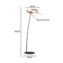 GobekUsa Circular Luminescence LED Floor Lamp for Elegant Living Spaces