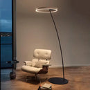 GobekUsa Circular Luminescence LED Floor Lamp for Elegant Living Spaces