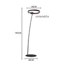 GobekUsa Circular Luminescence LED Floor Lamp for Elegant Living Spaces