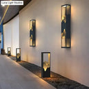 GobekUsa Waterproof Solar LED Outdoor Light - Garden Decoration Lamps for Balcony, Courtyard, Street, and Wall Lighting