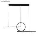 GobekUsa Nordic Metal LED Island Lighting Pendant with Frosted Glass - Black/White/Gold Finish for Dining Room