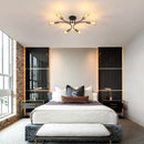 GobekUsa Modern Black and Gold Sputnik Chandelier