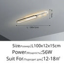 GobekUsa Gold Starry Strip Flush Mount Ceiling Light Luxury Chandelier