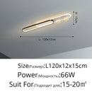 GobekUsa Gold Starry Strip Flush Mount Ceiling Light Luxury Chandelier