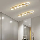 GobekUsa Gold Starry Strip Flush Mount Ceiling Light Luxury Chandelier