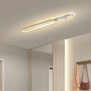 GobekUsa Gold Starry Strip Flush Mount Ceiling Light Luxury Chandelier