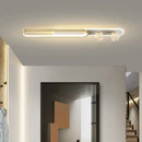 GobekUsa Gold Starry Strip Flush Mount Ceiling Light Luxury Chandelier