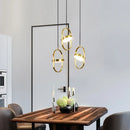 GobekUsa Gold Trumpet Pendant Light - Modern LED Nordic Hanging Lamp for Home Decor